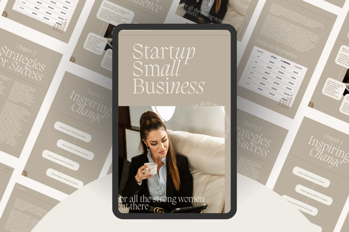 Light Brown A Guide to Ebook, a Social Media Template by digital.incubator.yum (Photo 1 of 5)