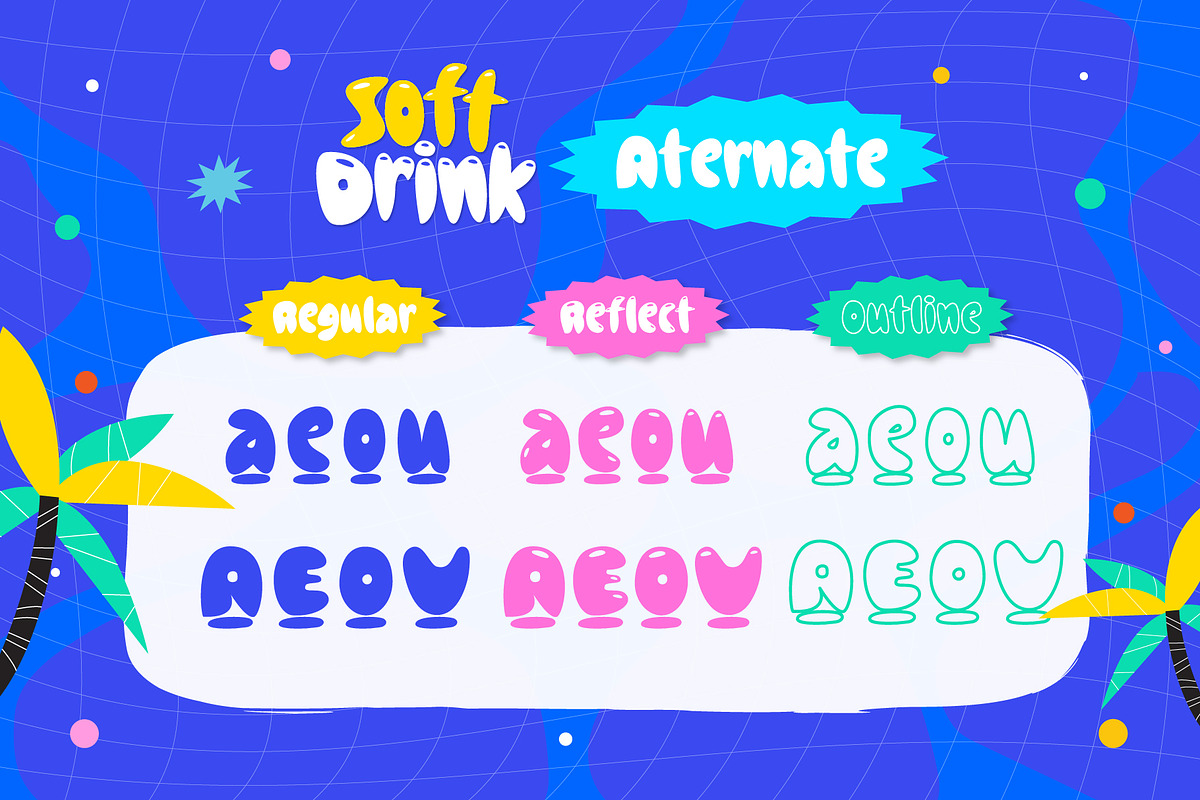 Soft Drink Font, a Handwritten Font by KengGraphic (Photo 9 of 10)