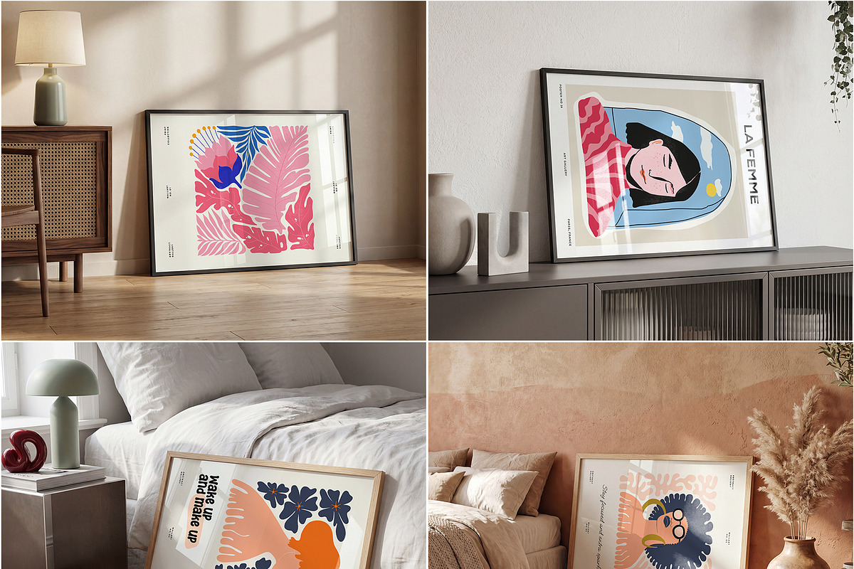 60+ Landscape Frame Mockup PSD, a Household Mockup by MockupShopi (Photo 7 of 20)