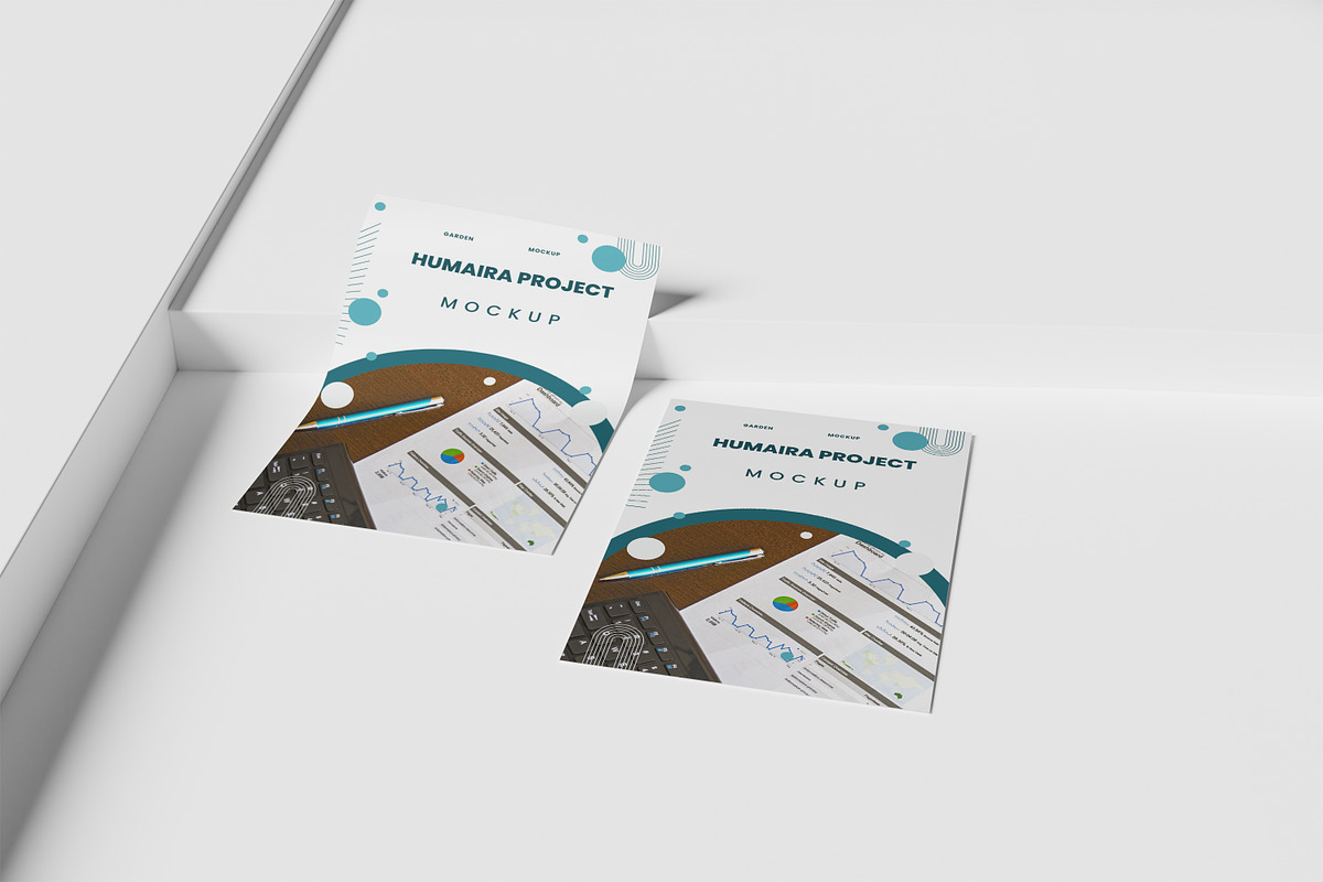 A4 Paper Mockup, a Print Template by kebunmockup (Photo 4 of 6)