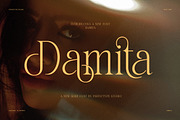 Damita Elegant Serif Display Font, a Serif Font by Perfectype (Thumbnail 1 of 8)