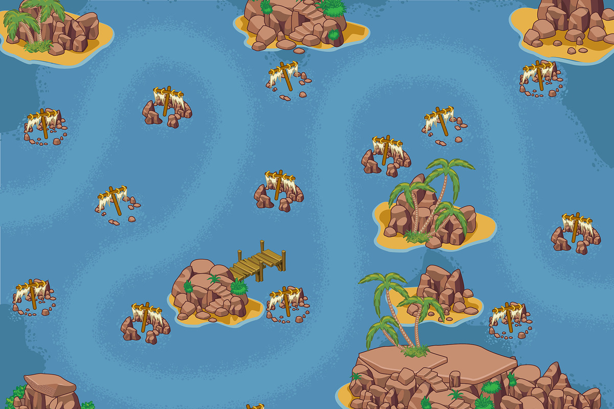 Tower Defence - Sea Island Pack 1, an Illustration by quicky (Photo 3 of 3)