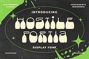 Hostile Portia - Uique Reserve Displ, a Serif Font by Letterhend Studio (Thumbnail 1 of 7)