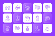Animated Event Icons Set, an Outline Icon by Prosymbols (Thumbnail 3 of 4)