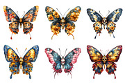 Sugar Skull Butterfly PNG, an Illustration by SinaCreation (Thumbnail 3 of 5)