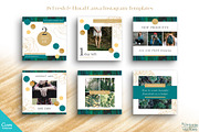 GARDENIA Canva Instagram Templates, a Social Media Template by Vintage To Vectors (Thumbnail 3 of 6)