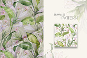 HOSTA watercolor floral set, a Decorative Illustration by Yuliia Lashevska (Thumbnail 10 of 12)