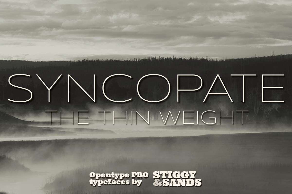 Syncopate Pro Thin