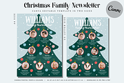 Christmas Newsletter Canva Template, a Stationery Template by SarenkaDesignShop (Thumbnail 2 of 6)