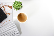 Minimalist desktop with Coffee, a Social Media Template by life i design by Nicki (Thumbnail 1 of 3)