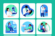 Health and Hospital Art Set, a Healthcare Illustration by Brickclay (Thumbnail 7 of 9)