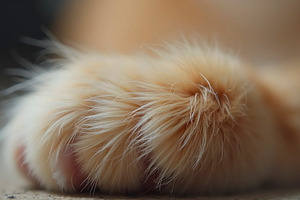 Cat Fur Macro Realistic Background, a Photo by LOGOCREATIVE
