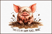 Funny Grumpy Animals Clipart Animal, an Illustration by Sublimation Artist (Thumbnail 3 of 6)
