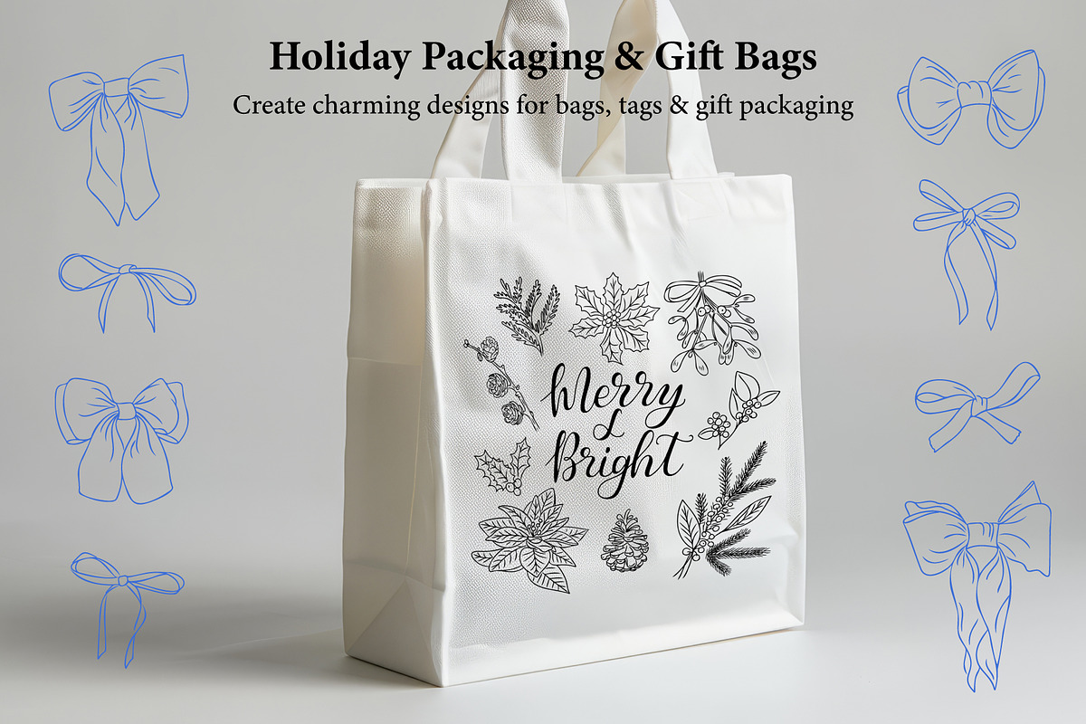 Merry Christmas HandDrawn Collection, a Decorative Illustration by Decor Lines (Photo 12 of 12)
