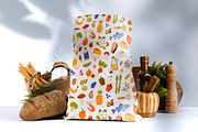 Healthy food seamless patterns, a Pattern Graphic by Good Studio (Thumbnail 8 of 12)