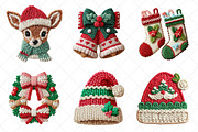 Christmas Latch Hook Crochet Yarn, an Illustration by SinaCreation (Thumbnail 3 of 7)