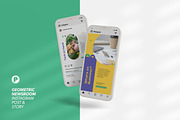 Modern Geometric Newsroom Instagram, a Social Media Template by peterdraw (Thumbnail 8 of 8)