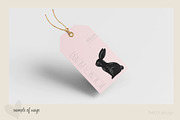 Spring Bunny & Floral Clipart Set, an Animal Illustration by Tmeta Design (Thumbnail 9 of 11)