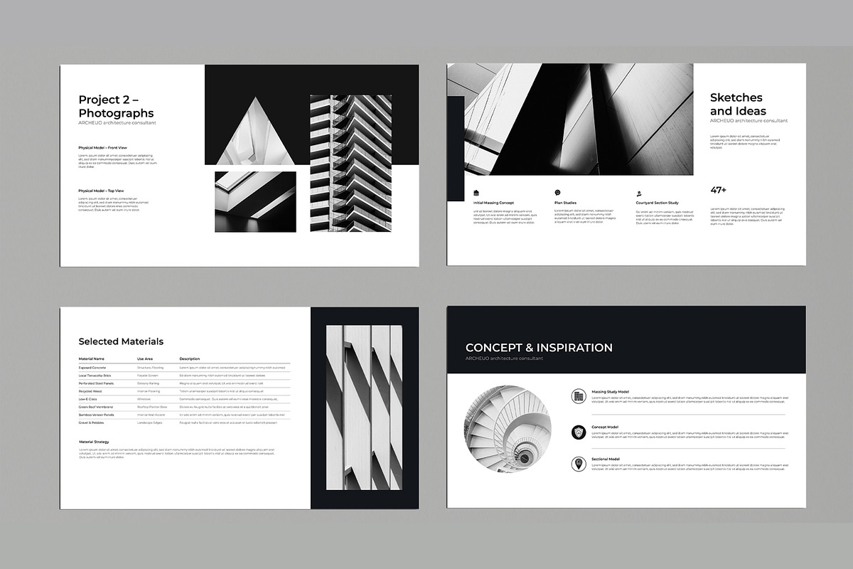 Architecture Portfolio Presentation, a Presentation Template by MightyDesign (Photo 5 of 9)