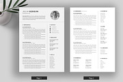 Resume Template | CV Template, a Resume Template by SlideCo (Thumbnail 2 of 6)