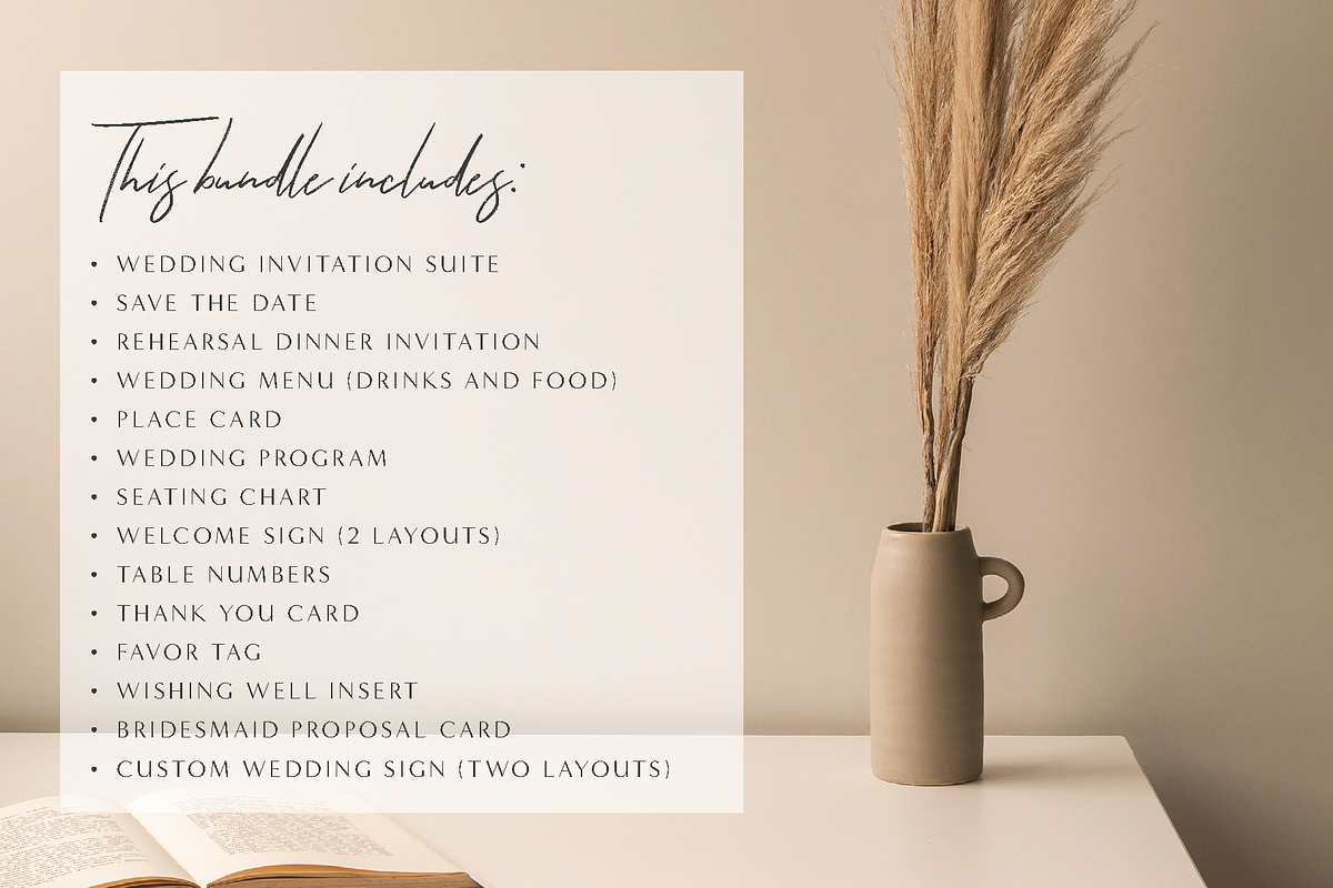 Retro Colorful Floral Wedding Bundle, an Invitation Template by StudioVonBraitenberg (Photo 12 of 13)
