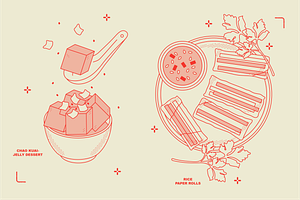 THAI Vector Food Illustration