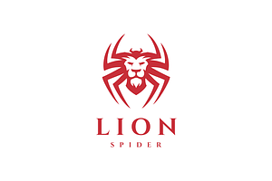 Lion Spider Logo, a Branding & Logo Template by yopie