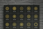 15 Geometric Linear Logo Templates, a Branding & Logo Template by dacascas (Thumbnail 3 of 3)