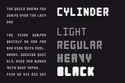 Cylinder Black - FREE Font, a Font by Fontsphere (Thumbnail 2 of 5)