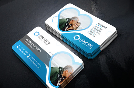 Home Care Business Card, a Business Card Template by xnorpix