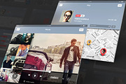Tbalet Flat UI kit, an UI Kit Template by Alireza Farzad (Thumbnail 6 of 8)