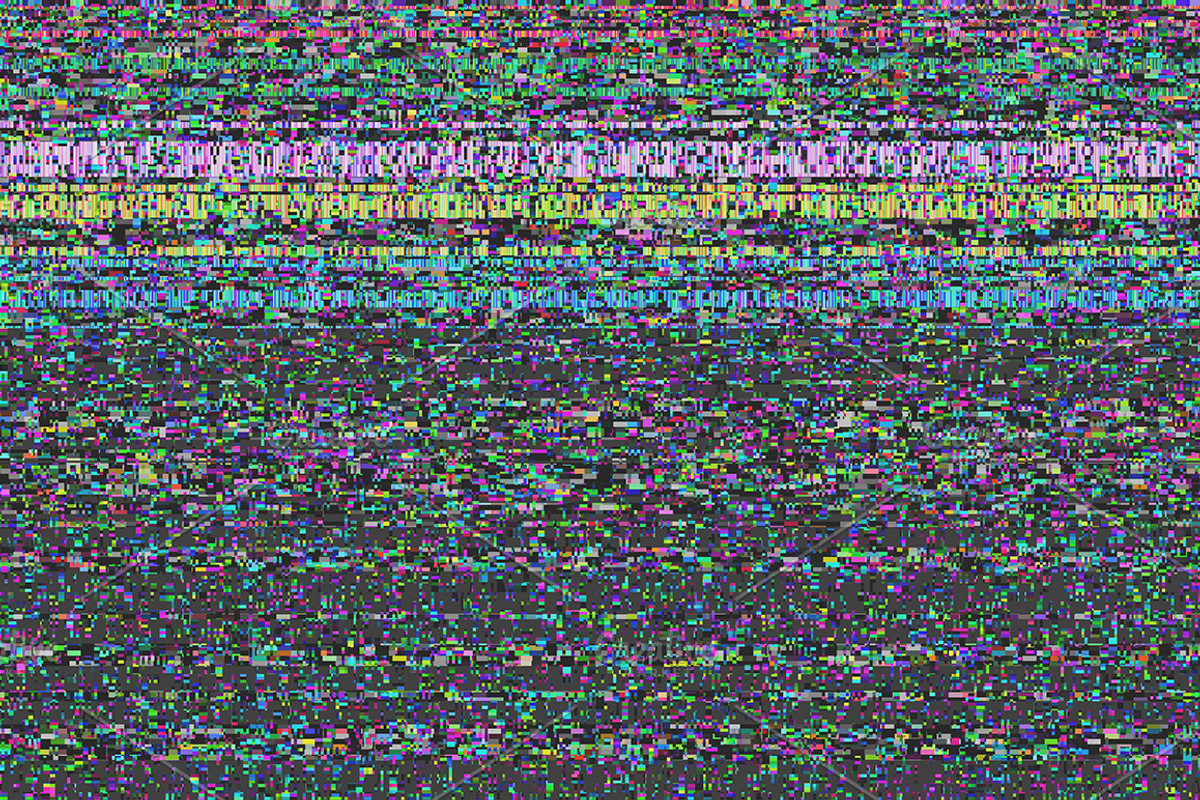 10 Seamless Error Glitch Backgrounds, a Texture Graphic by Textures ...