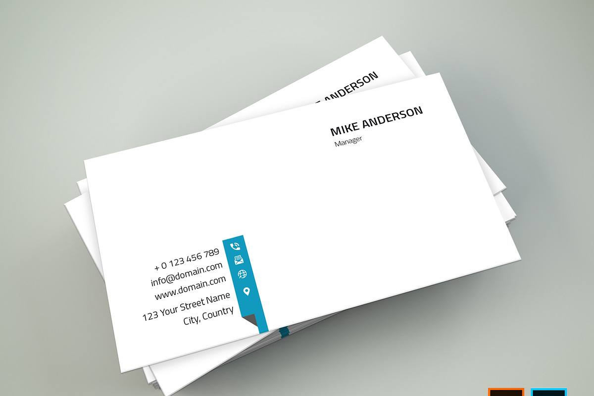 Minimal Business Card, a Business Card Template by designSultan (Photo 2 of 4)