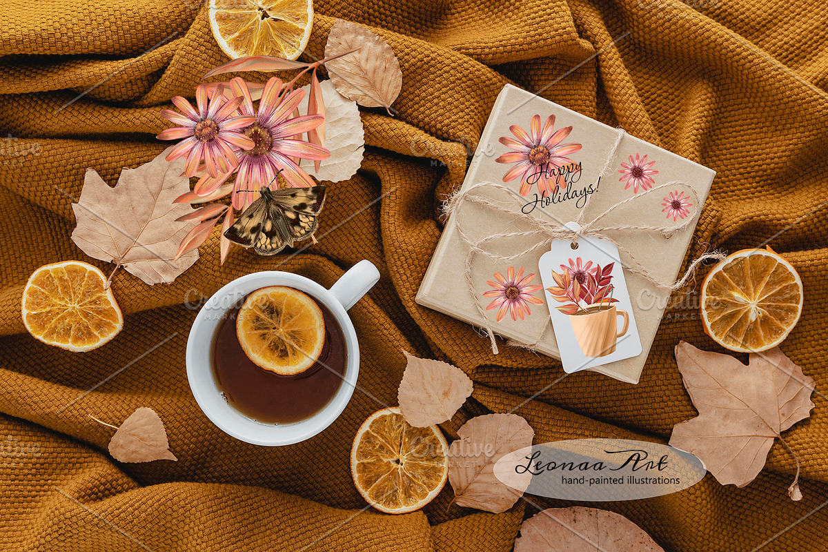Cozy Autumn. Collection, an Illustration by Leonaa art (Photo 13 of 13)