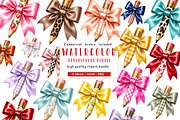 Brushstroke Pencil Bow Clipart PNG, a Seasonal Illustration by CreationArt (Thumbnail 1 of 4)