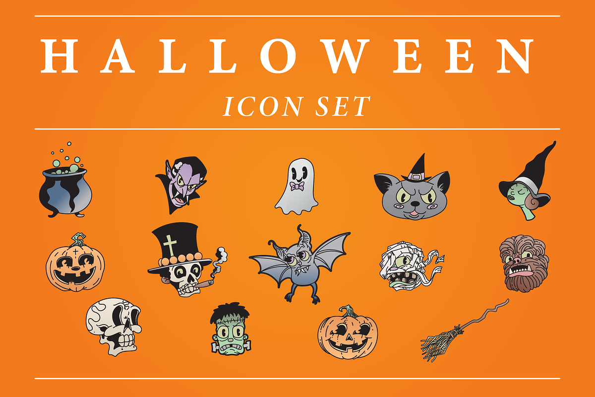Halloween Illustrations Set, an Illustration by Inkwell Supply Co (Photo 4 of 14)