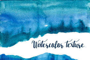 Watercolor waves background