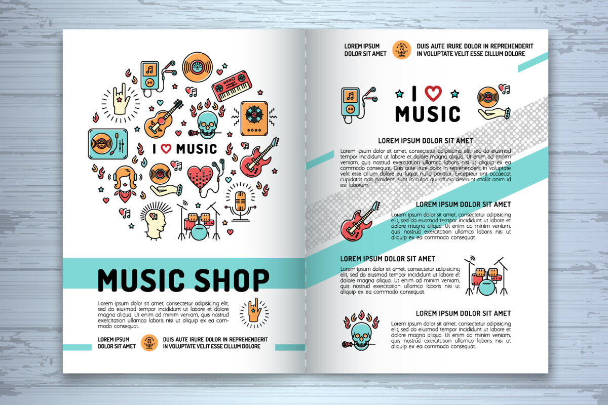 Music Mega Bundle! Icons & Graphic, an Outline Icon by ClipartMuchLove (Photo 7 of 8)