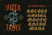 Salt Black Combat Blackletter Font, a Blackletter Font by alit design (Thumbnail 10 of 17)