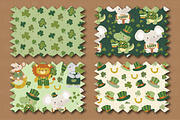 Shamrock safari set, an Animal Illustration by Poppymoondesign (Thumbnail 4 of 5)