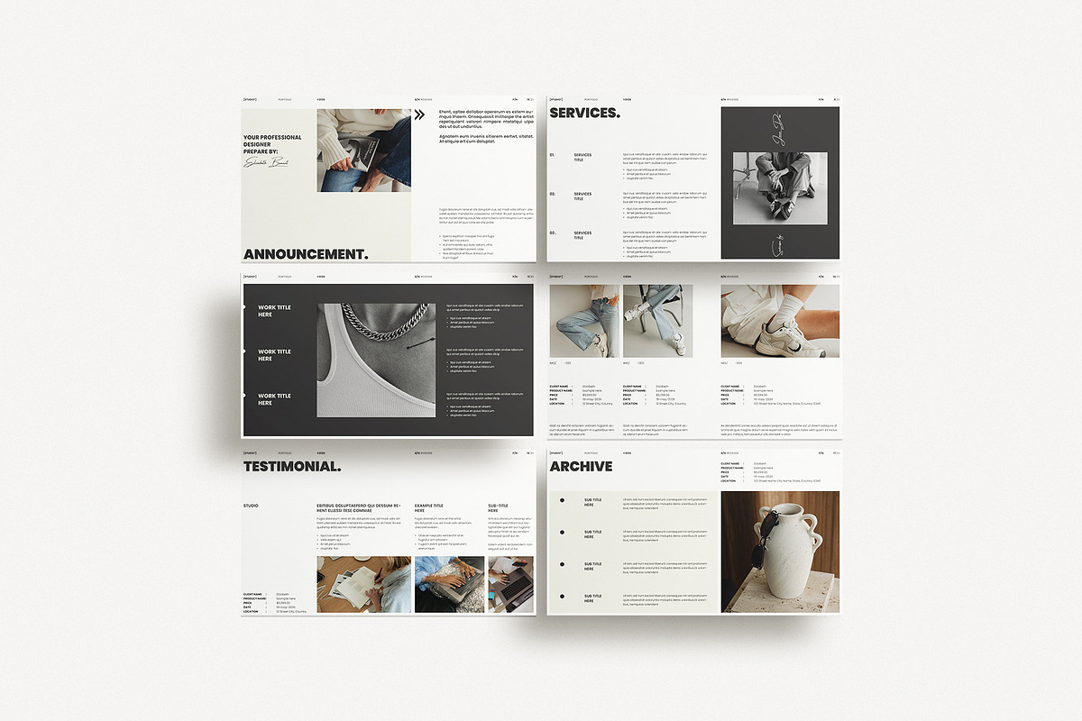 Brand Portfolio Presentation Design, a Presentation Template by ArtisanaAura (Photo 7 of 13)