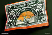 manufacture font collection, a Font by Tegh co. (Thumbnail 6 of 13)
