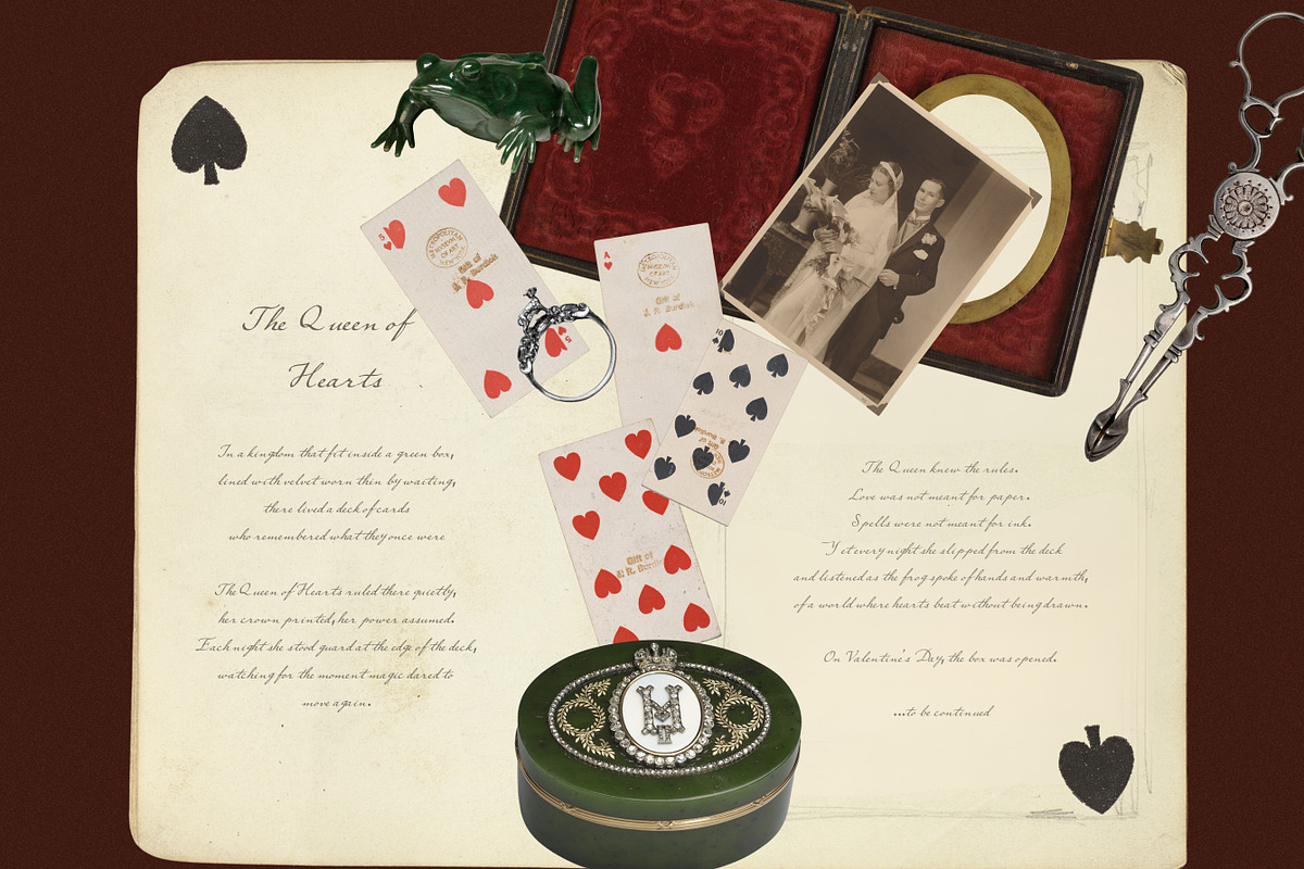 Vintage Valentines Day Mixed Media, an Object Graphic by Laras Wonderland (Photo 3 of 10)
