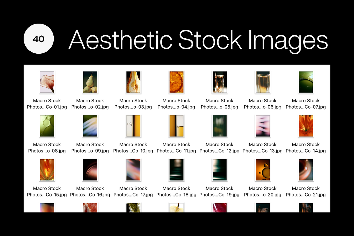 40 Macro Aesthetic Stock Images, an Abstract Photo by Digital Asset Co (Photo 4 of 9)