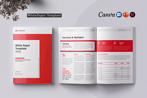 White Paper | Canva, Word, PPTX, InD