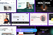Landing Page UI Kit, an UI Kit Template by UiDex (Thumbnail 3 of 4)