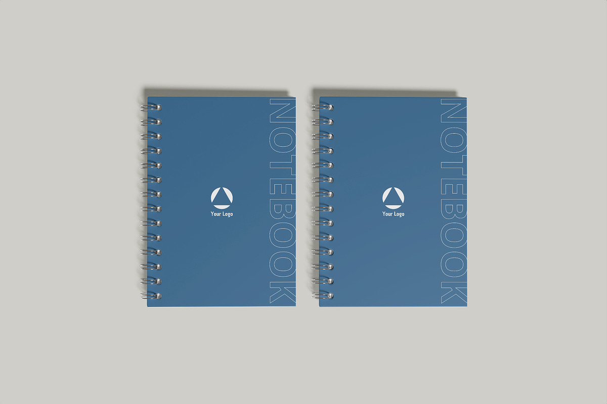 A5 Spiral Notebook Mockup, a Print Template by rahmatmoscae (Photo 2 of 12)