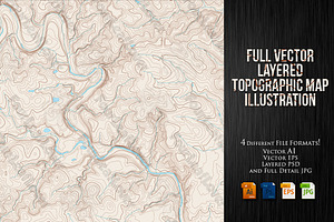 Vector Topographic Maps