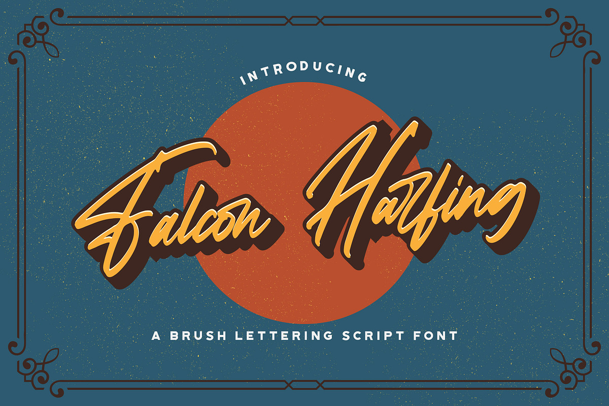 Falcon Harfing - Bold Script Font, a Script Font by StringLabs (Photo 1 of 14)