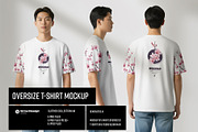 T-Shirt Mockup Asian. Generated Ai, a Shirt Mockup by Grow Design Craft Studio (Thumbnail 1 of 7)
